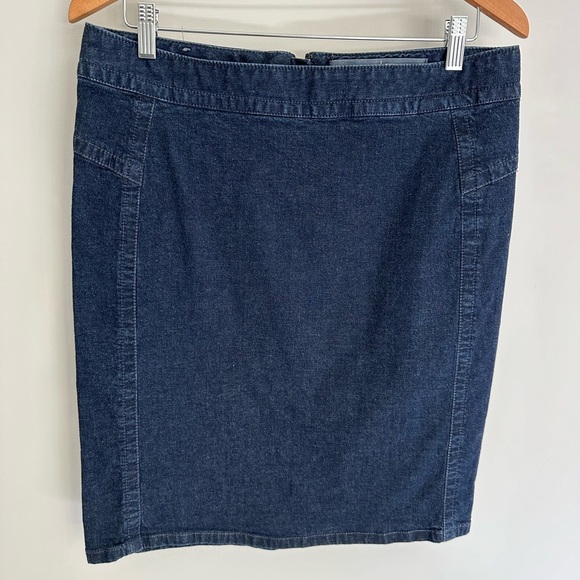 Denim Converse Pencil Skirt Size 10 - Picture 1 of 4